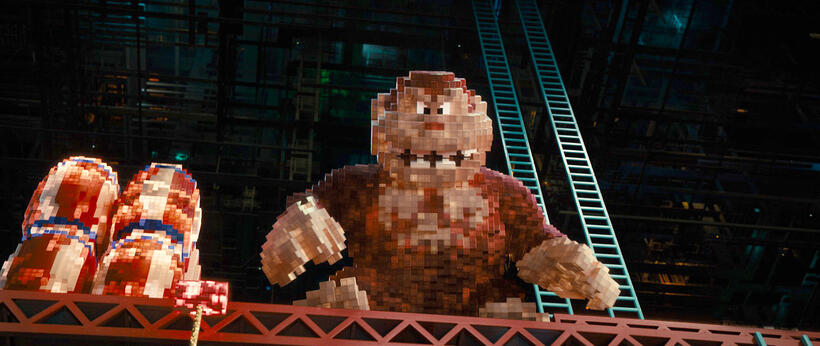 A scene from "Pixels."