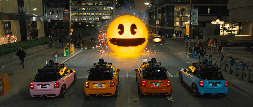 A scene from "Pixels."