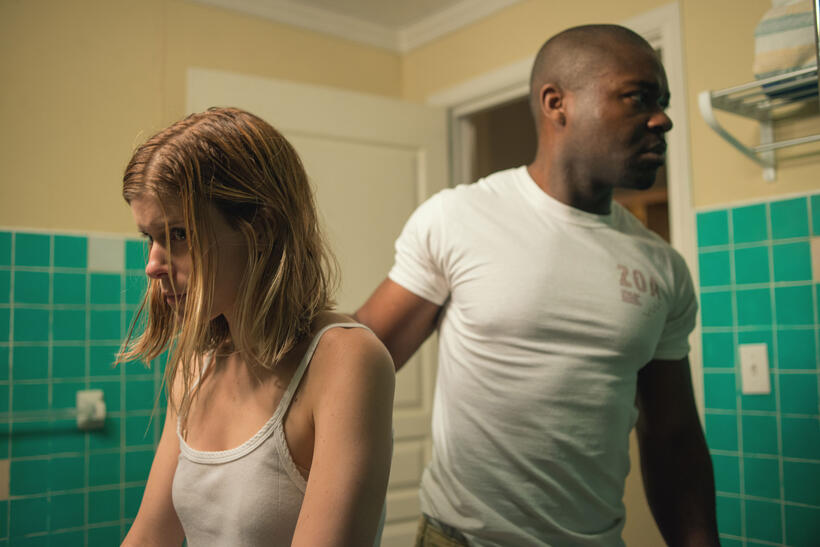 David Oyelowo as Brian Nichols and Kate Mara as Ashley Smith in "Captive."