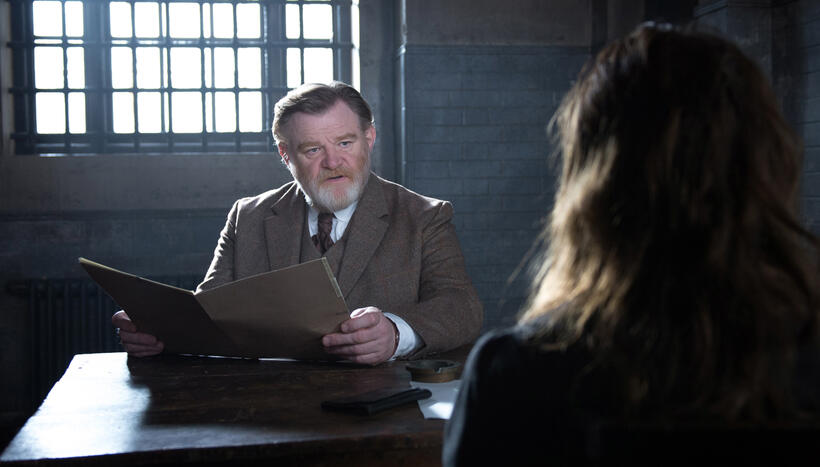 Brendan Gleeson as Inspector Arthur Steed in "Suffragette."