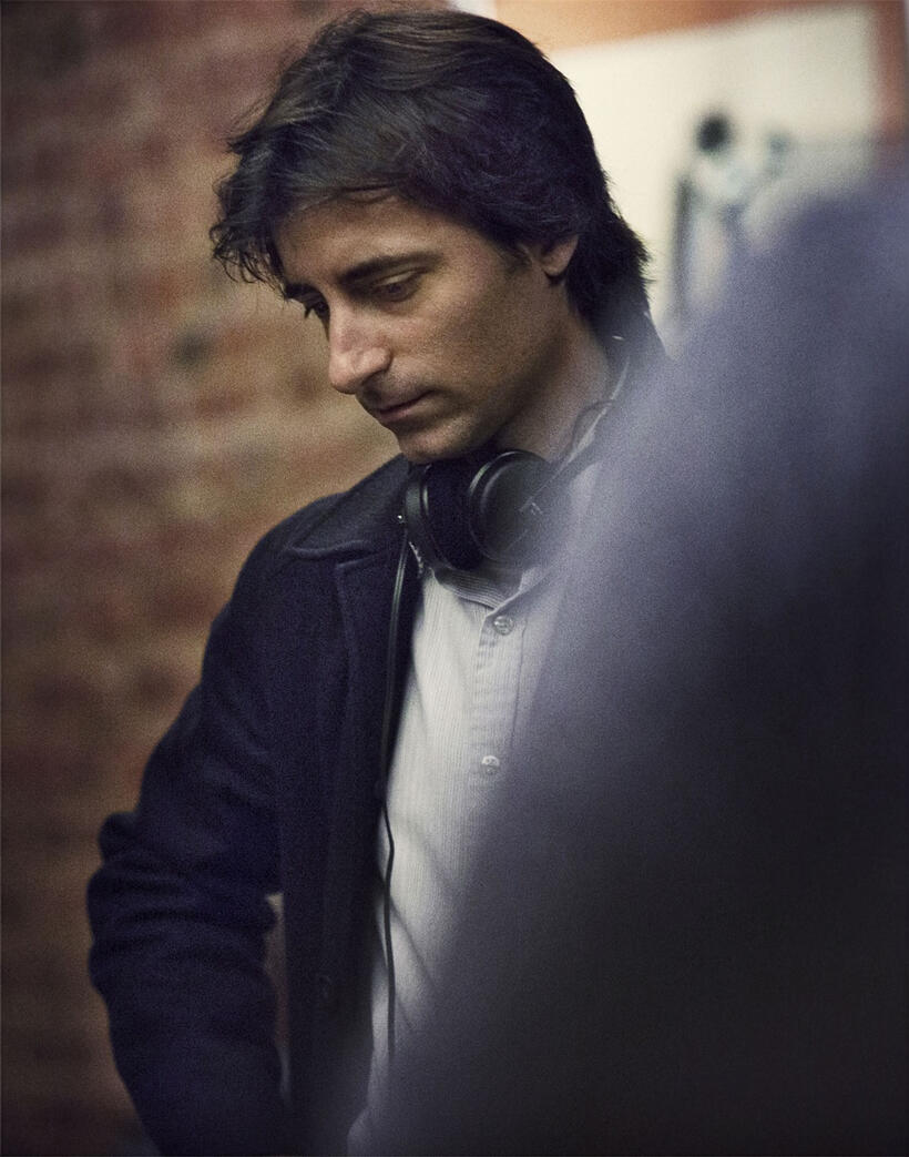 Director Noah Baumbach on the set of "Mistress America."