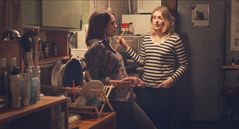 Greta Gerwig as Brooke and Shana Dowdeswell as Ruth in "Mistress America."