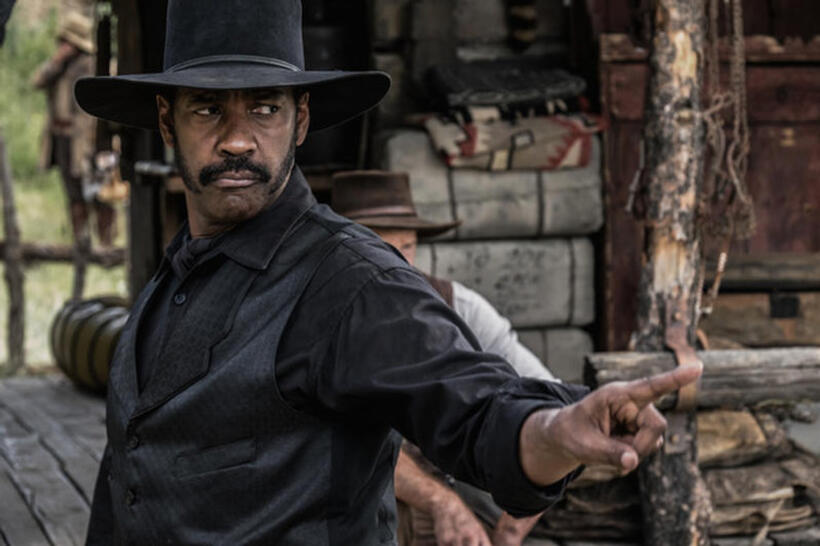 A scene from "The Magnificent Seven."