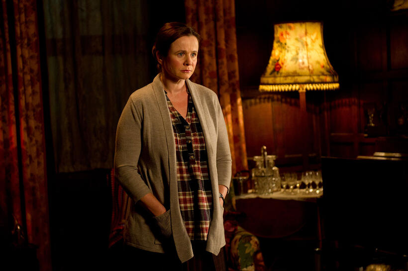 Emily Watson as Miss Trinklebury in "Molly Moon and the Incredible Book of Hypnotism."