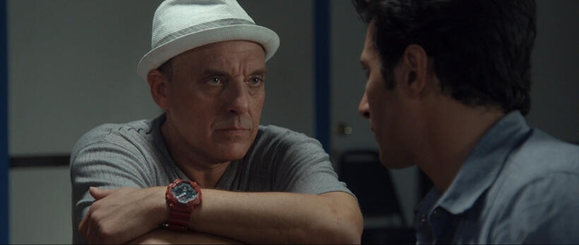 Hal Ozsan and Tom Sizemore in “Private Number.” 