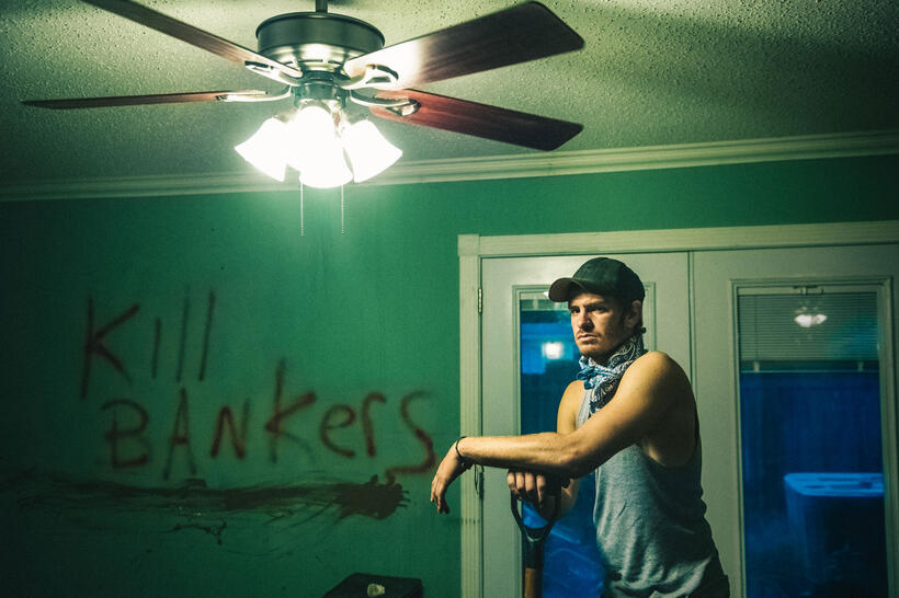 Andrew Garfield as Dennis Nash in "99 Homes."