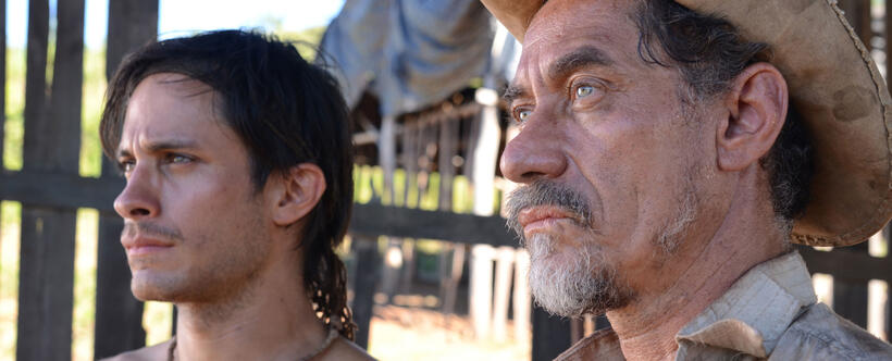 Gael Garcia Bernal as Kai and Chico Diaz as Joao in "Ardor."