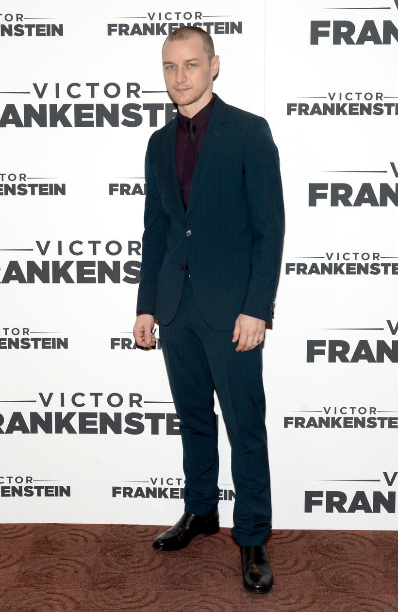 James McAvoy at the New York premiere of "Victor Frankenstein."