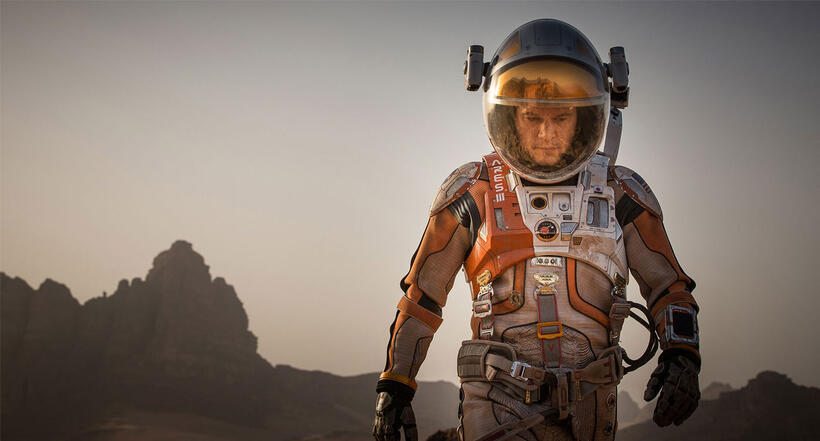 A scene from "The Martian."