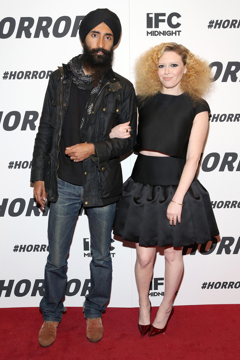Waris Ahluwalia and Natasha Lyonne at the New York premiere of "#Horror."