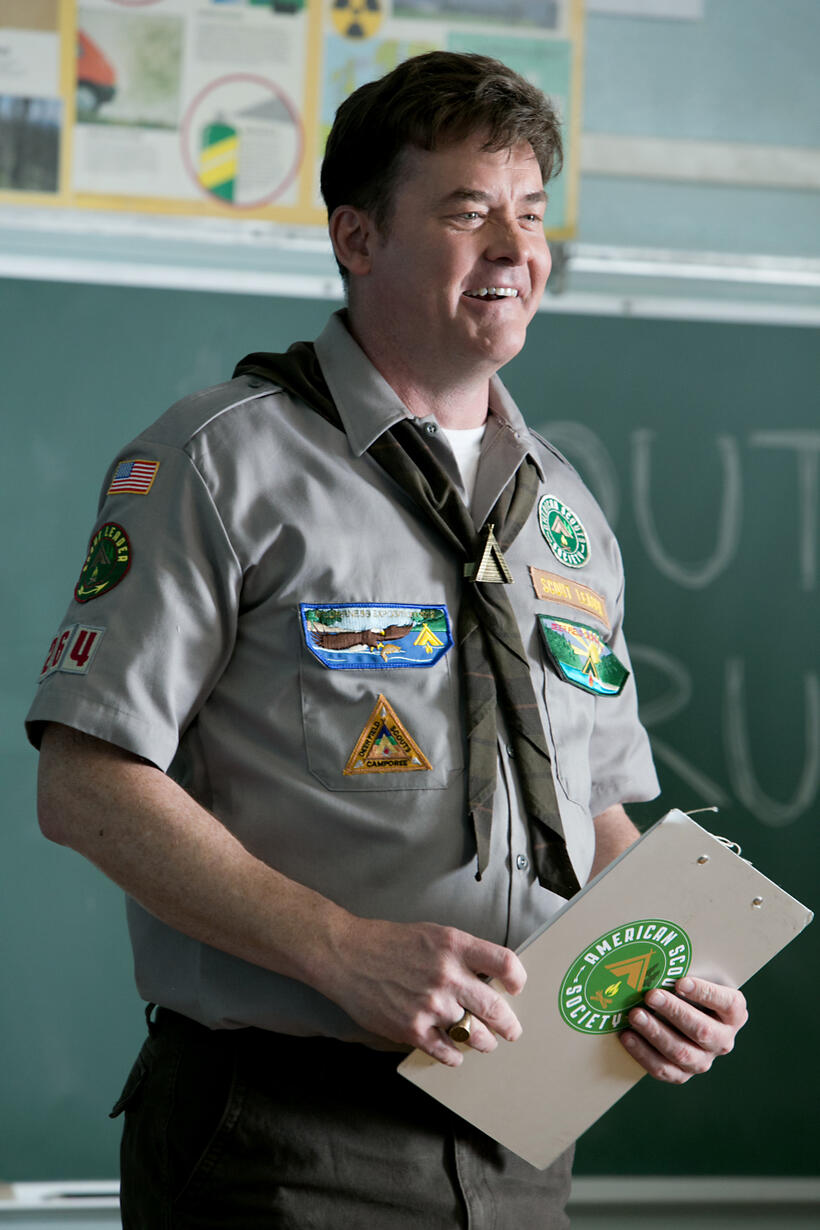 David Koechner as Scout Leader Rogers in "Scouts Guide To The Zombie Apocalypse."