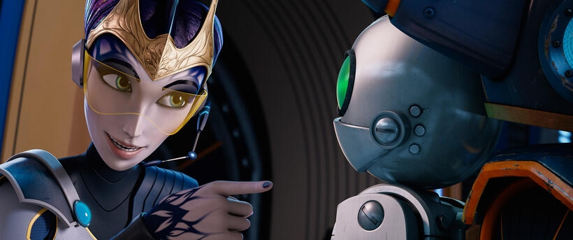 A scene from "Ratchet & Clank."