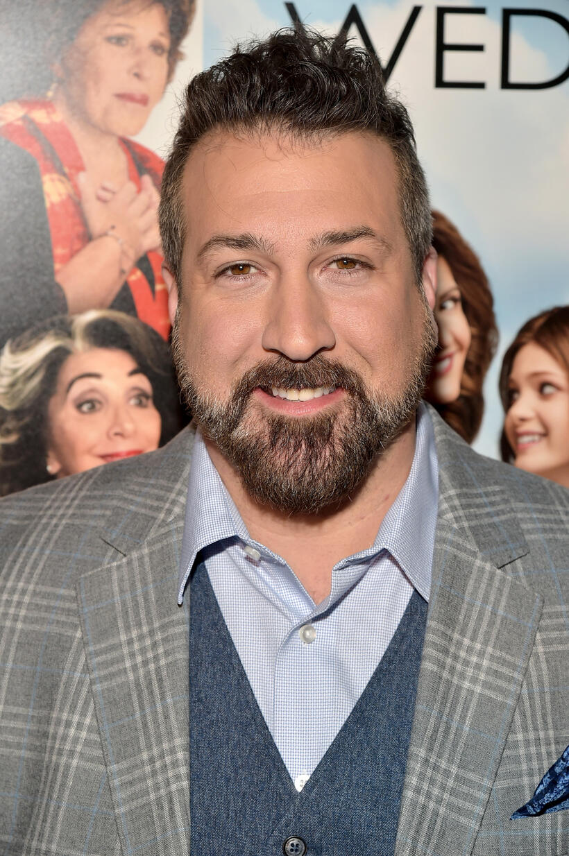 Joey Fatone at the New York premiere of "My Big Fat Greek Wedding 2."