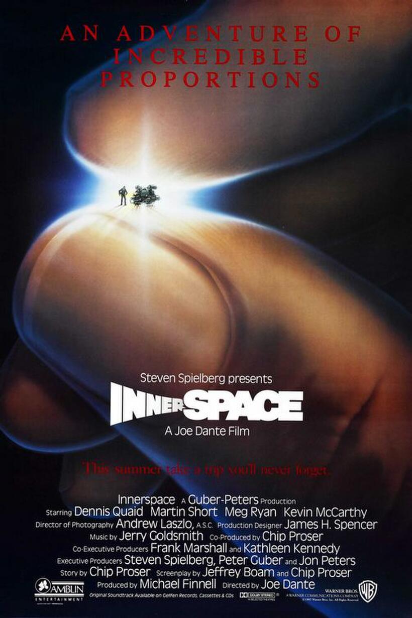 Poster art for "Innerspace."