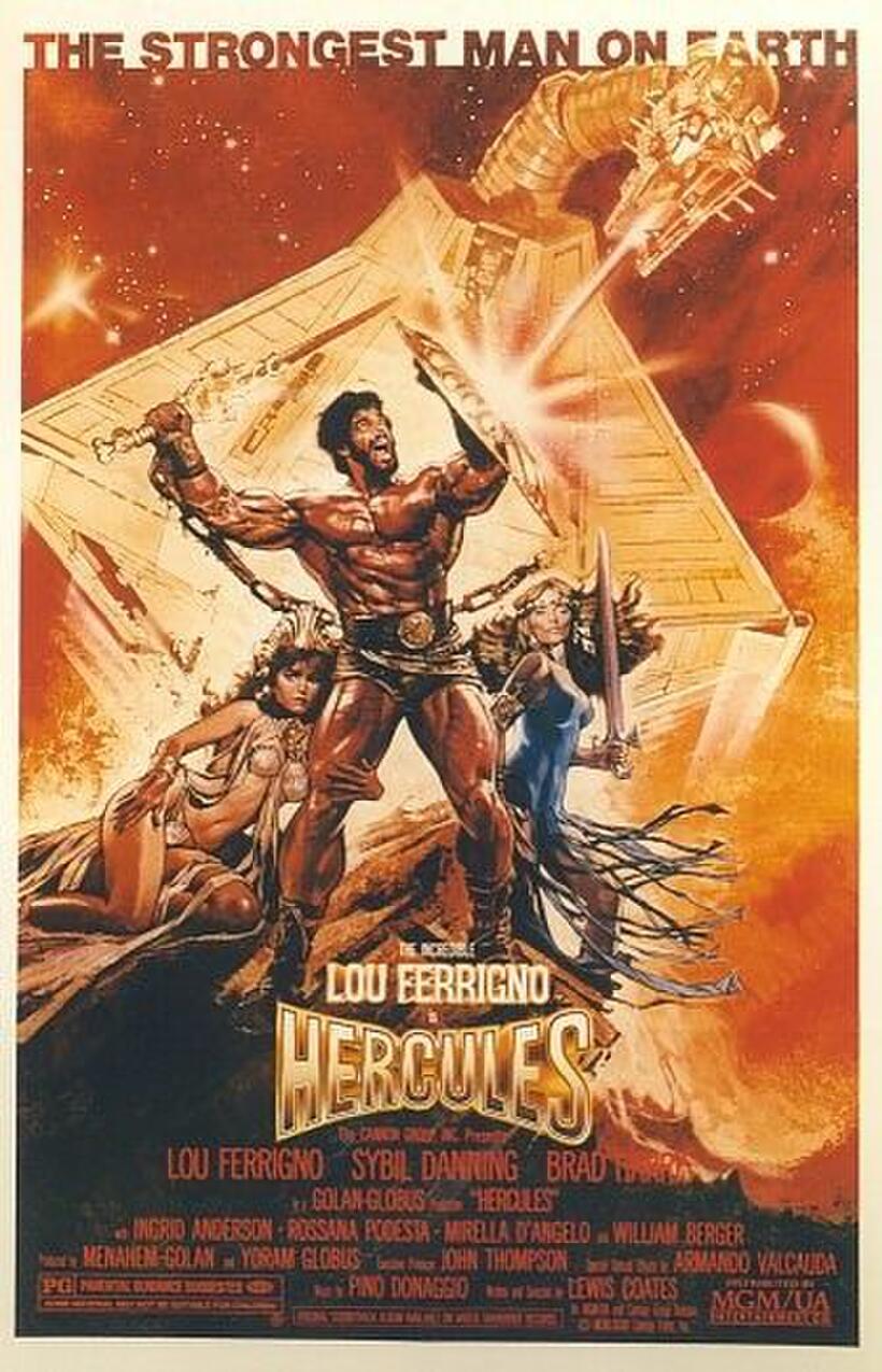 Poster art for "Hercules."