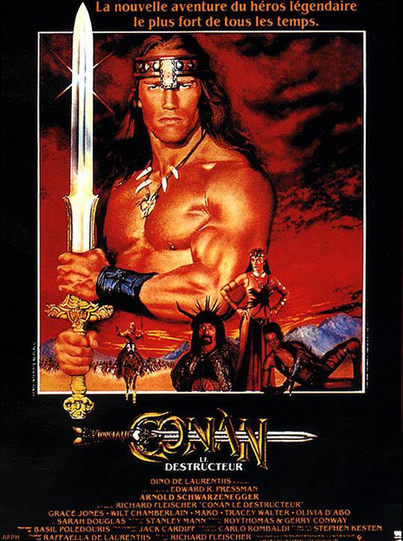 Poster art for "Conan the Destroyer."