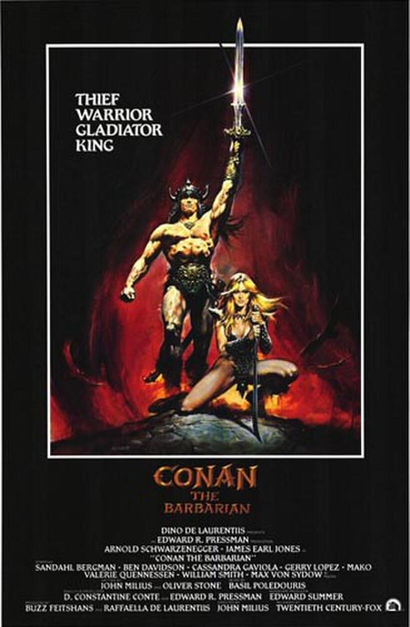 Poster art for "Conan the Barbarian."