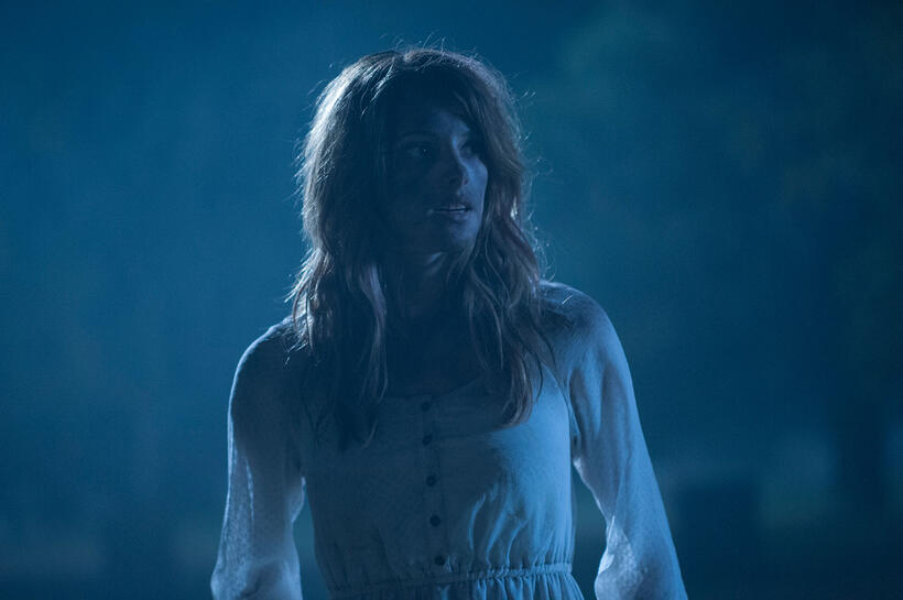 Ashley Greene as Evelyn in "Burying the Ex."