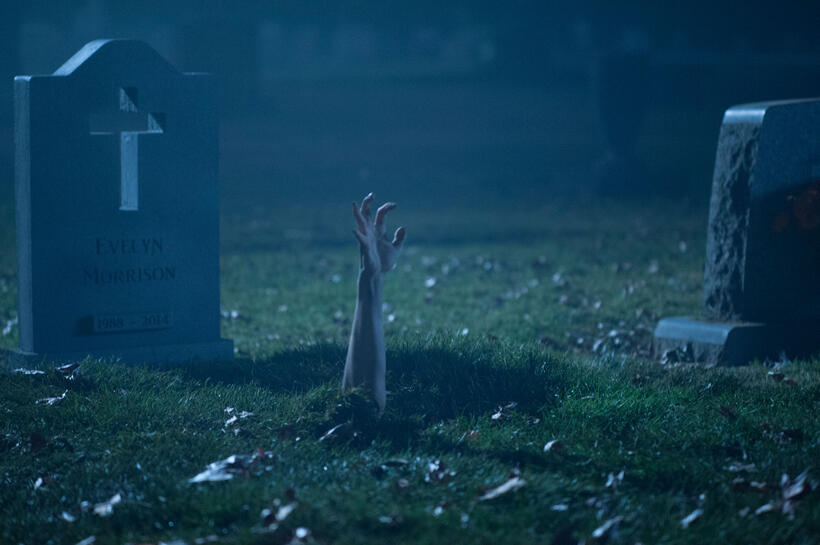 A scene from "Burying the Ex."