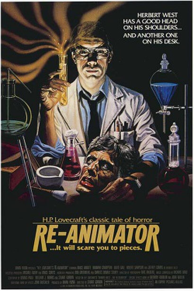 Poster art for "Re-Animator."