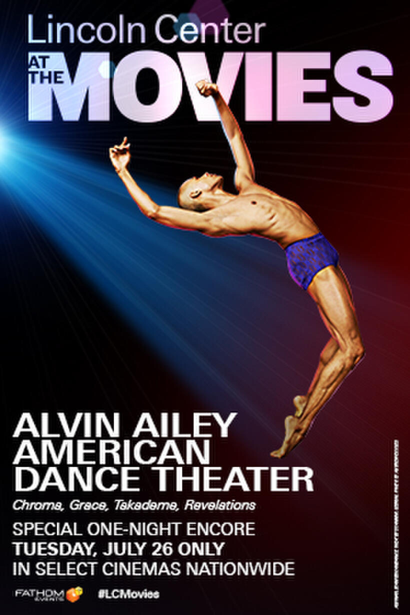 Poster art for " Lincoln Center: Alvin Ailey incl. Revelations."