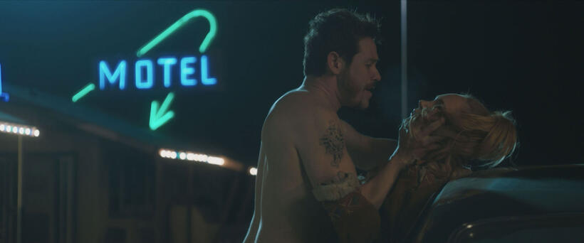 Kevin Alejandro as Skid and Juno Temple as Vicki in "Safelight."