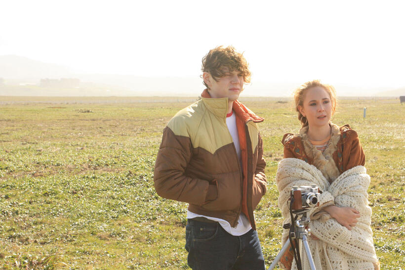 Evan Peters as Charles and Juno Temple as Vicki in "Safelight."
