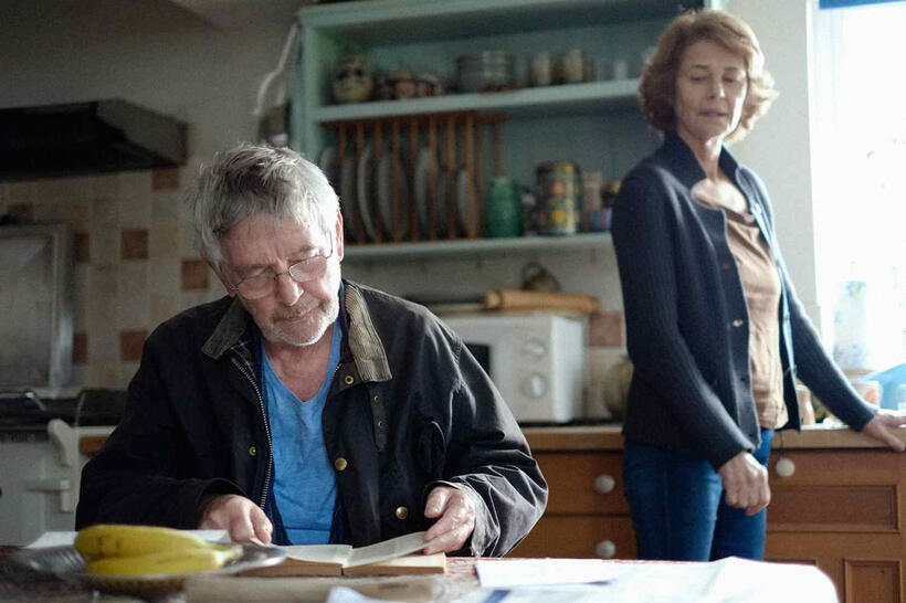 Tom Courtenay as Geoff and Charlotte Rampling as Kate in "45 Years."