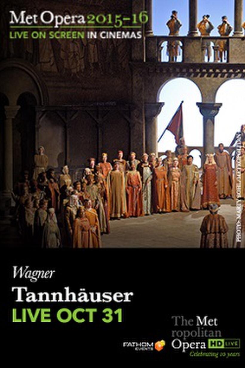 Poster art for "The Metropolitan Opera: Tannhäuser LIVE."
