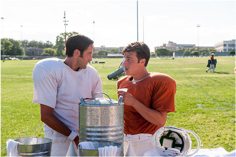 Finn Wittrock as Freddie Steinmark and Juston Street as James Street in "My All American."