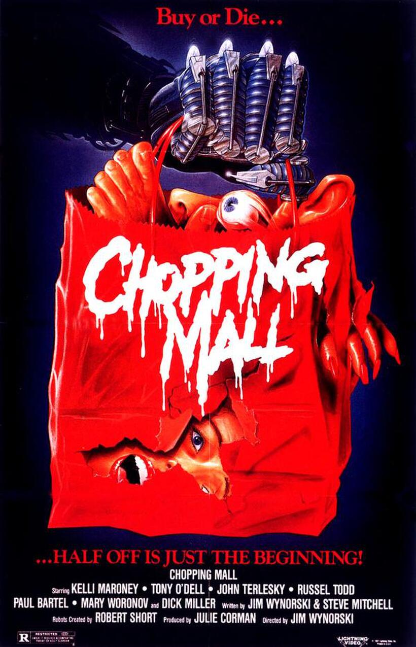 Poster Art for "Chopping Mall."