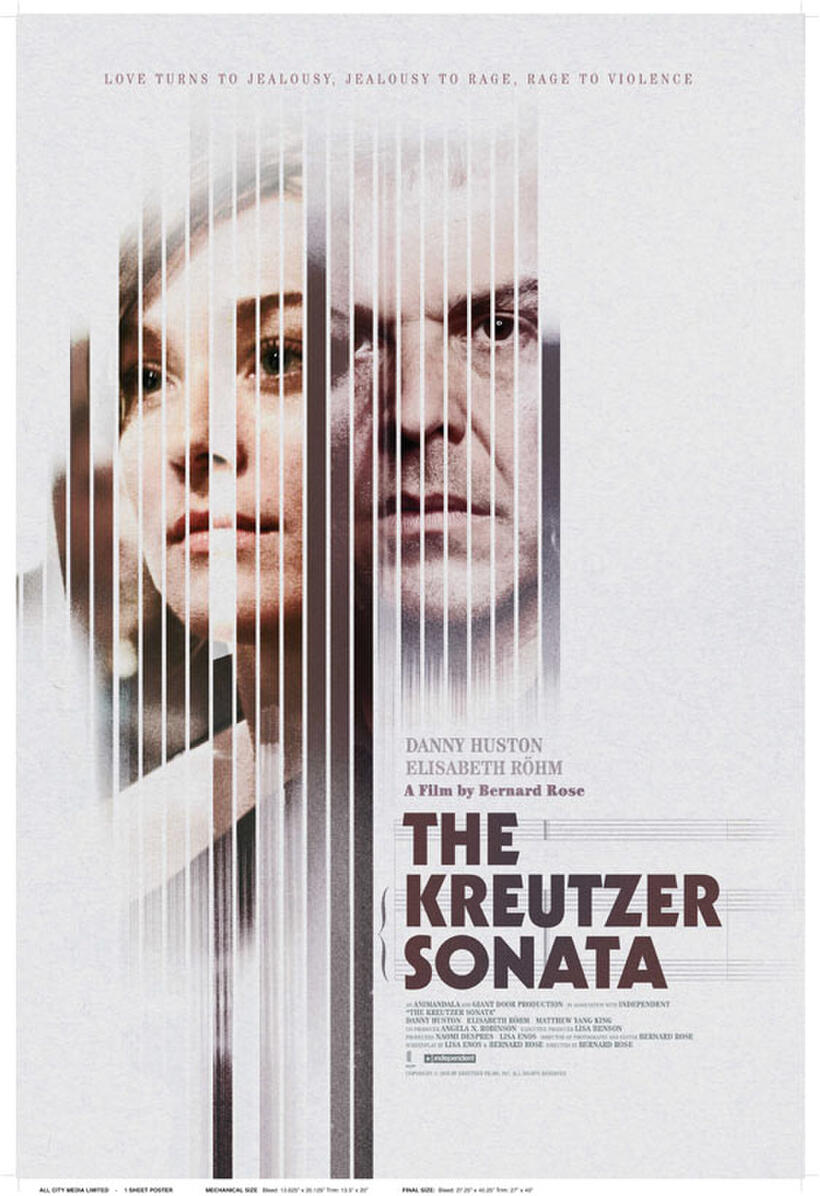 Poster art for "The Kreutzer Sonata."