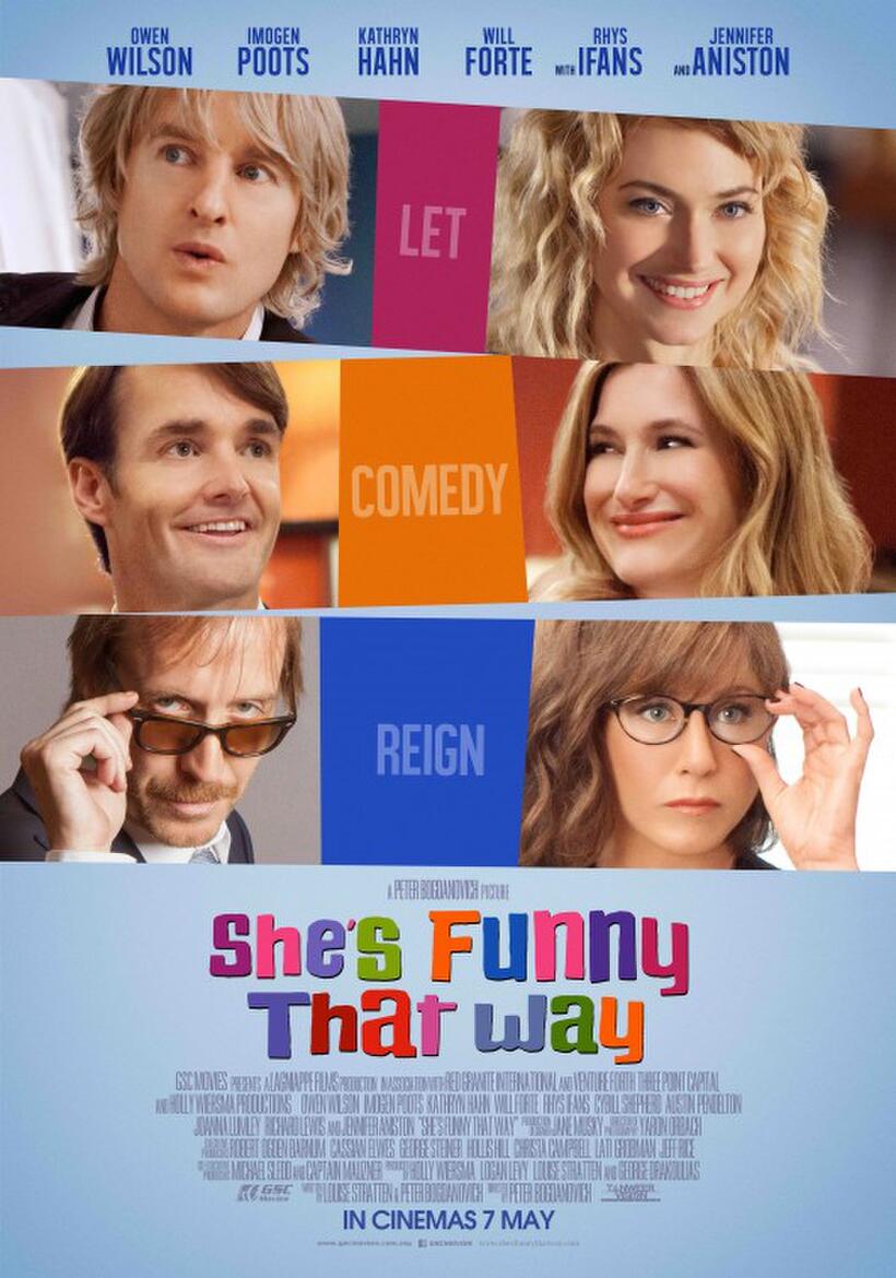 Poster art for "She's Funny That Way."