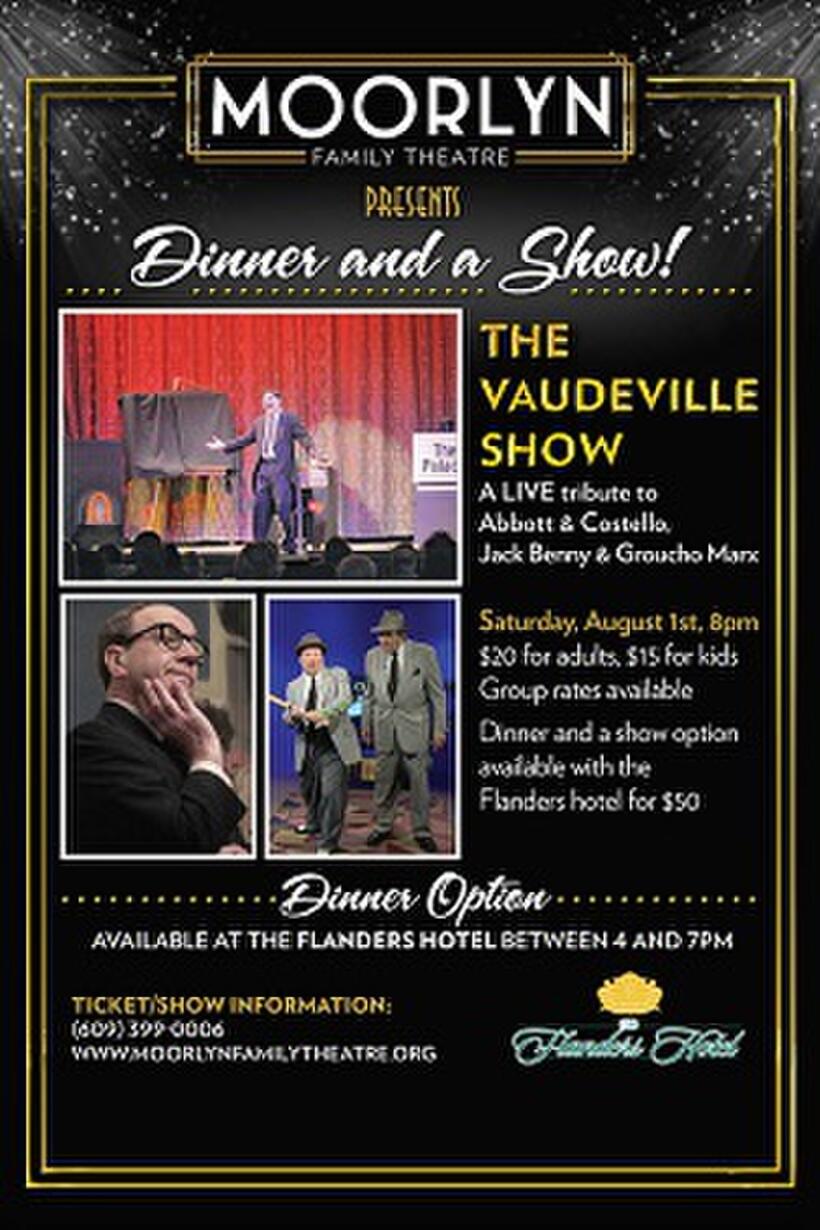 Poster art for "Vaudeville Show."
