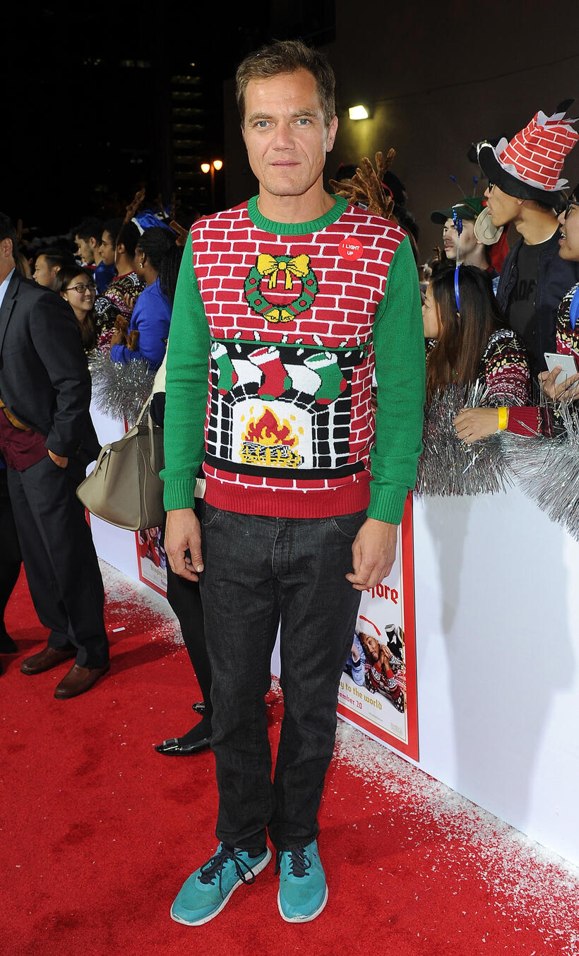 Michael Shannon at the California premiere of "The Night Before."