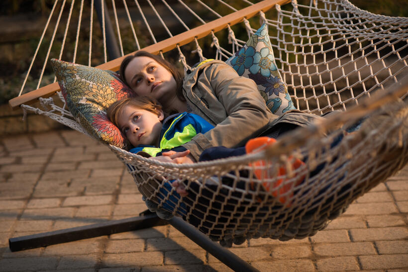 Jacob Tremblay and Brie Larson in "Room."