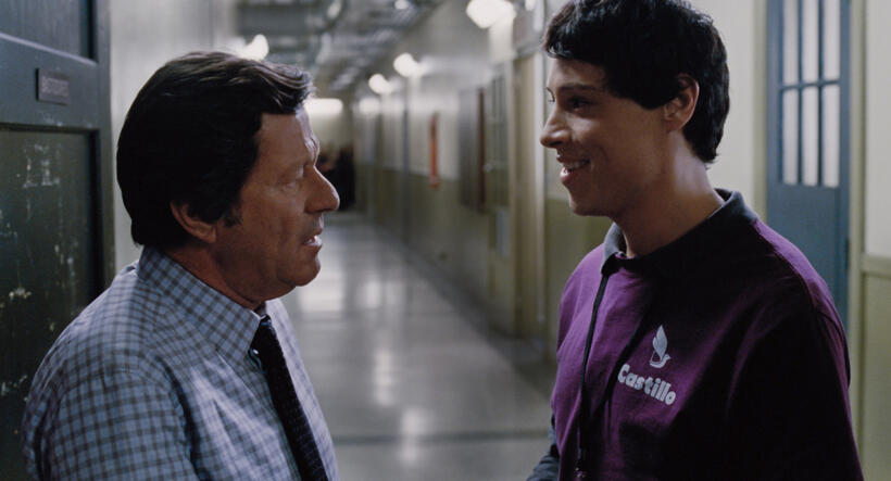 Joaquim De Almeida as Castillo and Reynaldo Pacheco as Eddie in "Our Brand Is Crisis."