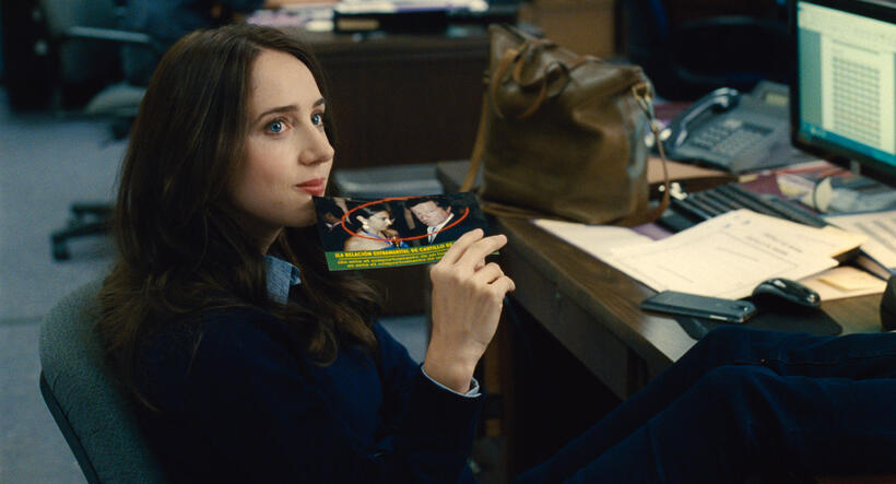 Zoe Kazan as Leblanc in "Our Brand Is Crisis."