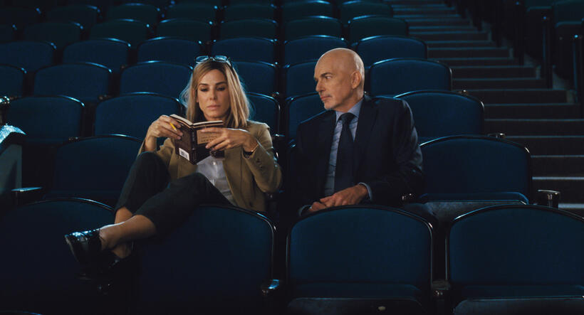 Sandra Bullock as Jane and Billy Bob Thornton as Pat Candy in "Our Brand Is Crisis."