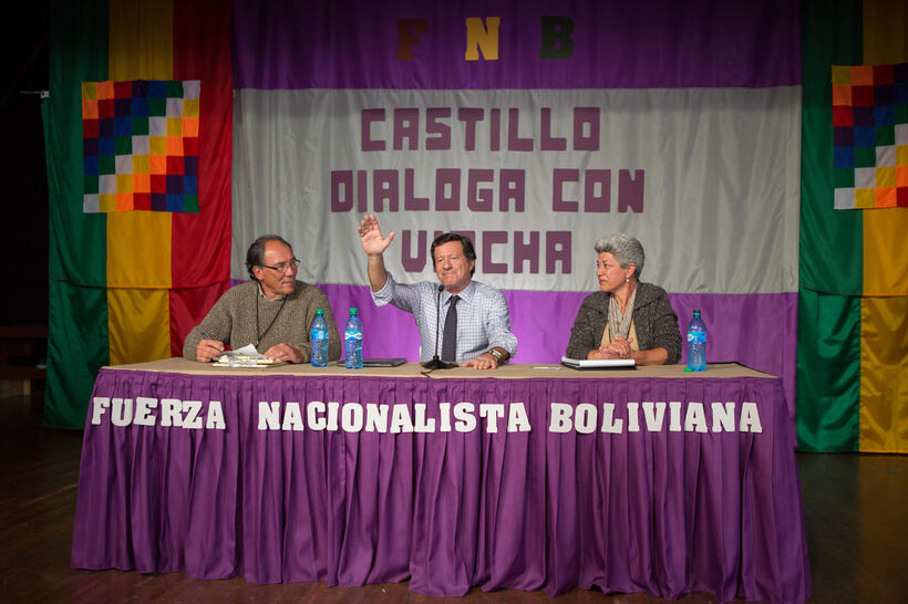 Joaquim De Almeida as Castillo in "Our Brand Is Crisis."