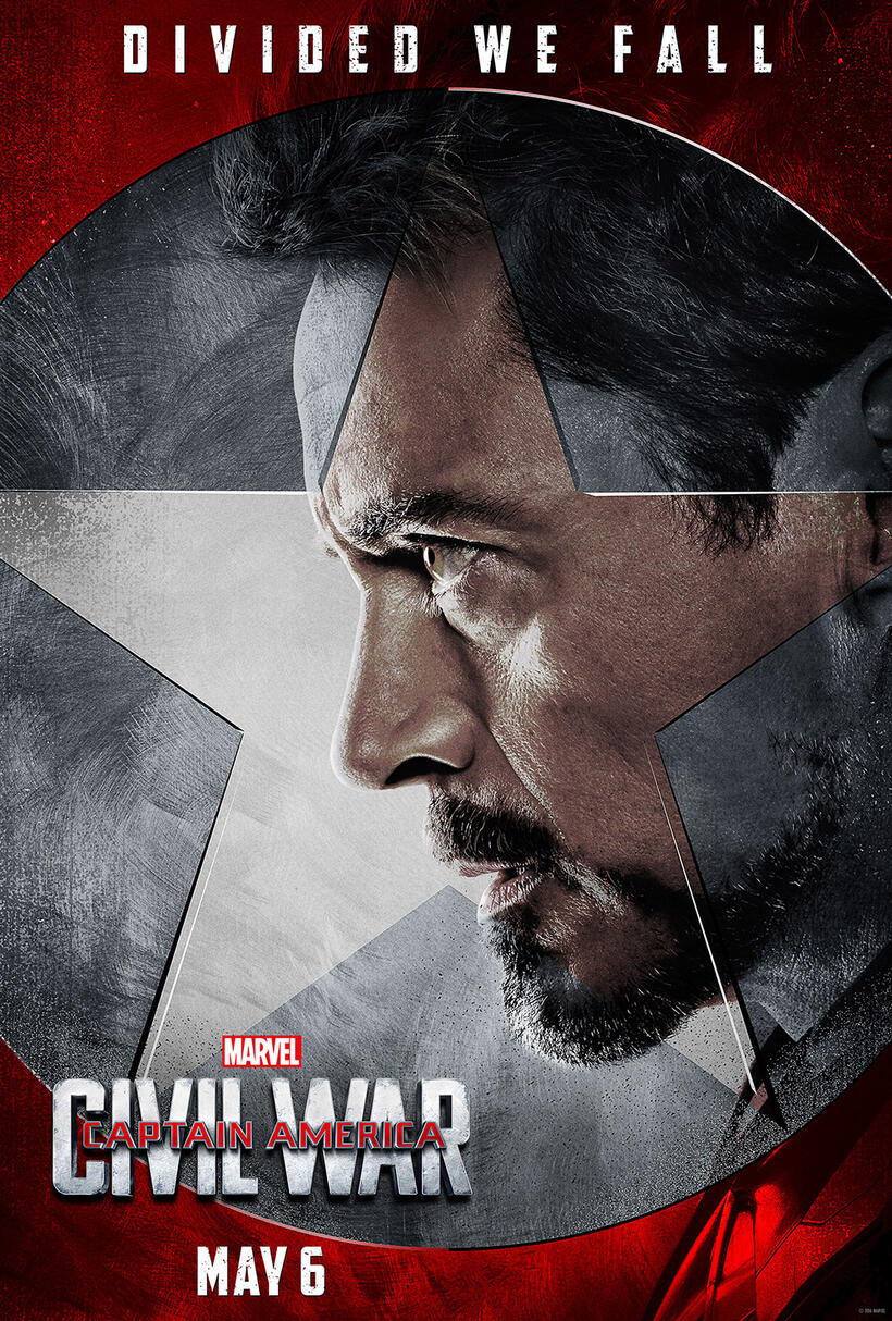 Iron Man in Captain America: Civil War poster