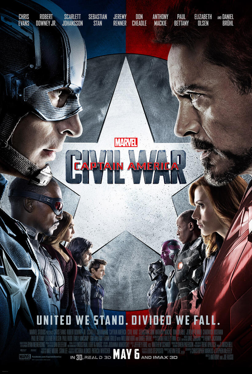Captain America: Civil War poster art