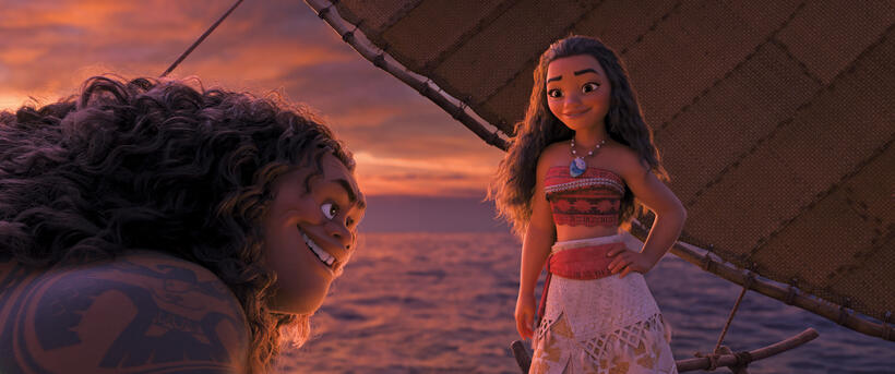 A scene from "Moana."