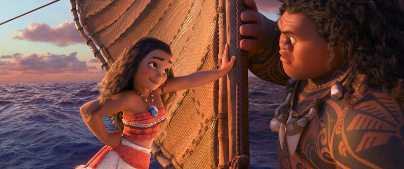 A scene from "Moana."