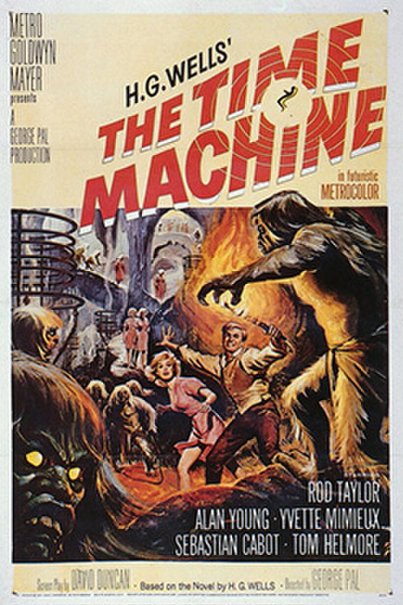 Poster art for "The Time Machine."