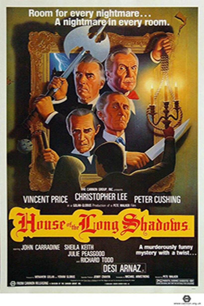 Poster art for "House of the Long Shadows."