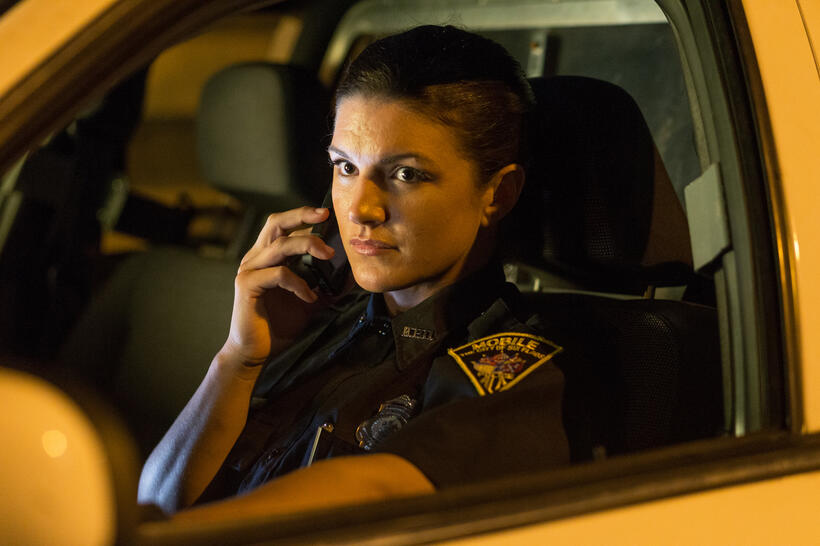 Gina Carano as Kris in "Heist."