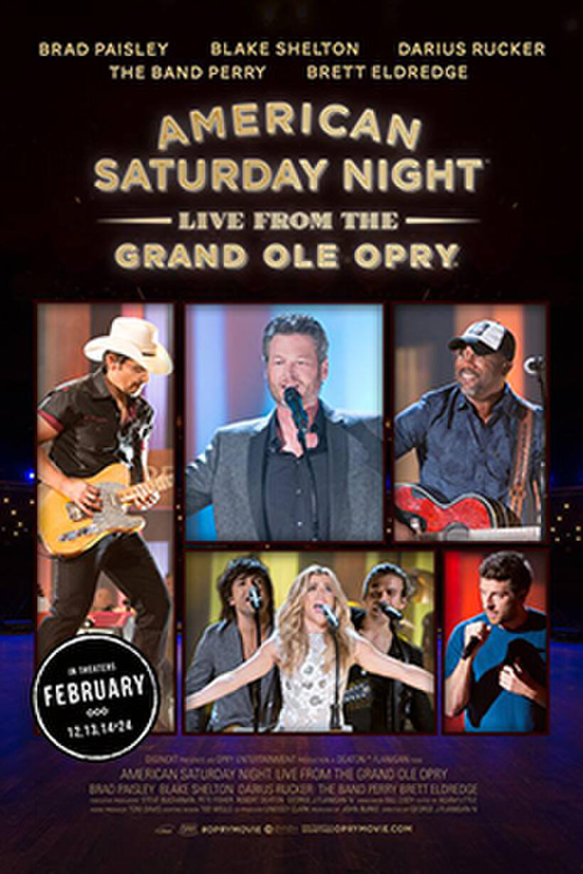 Poster art for "American Saturday Night LIVE From The Grand Ole Opry."