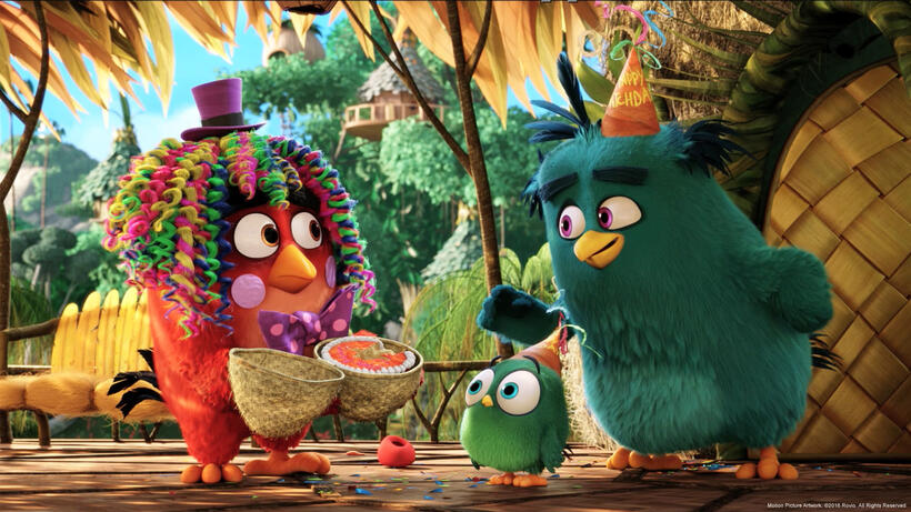 A scene from "The Angry Birds Movie."