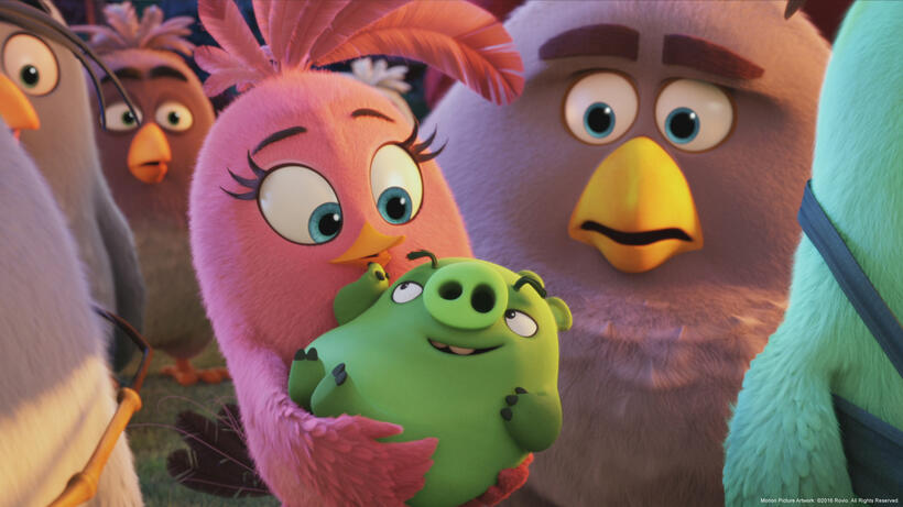 A scene from "The Angry Birds Movie."